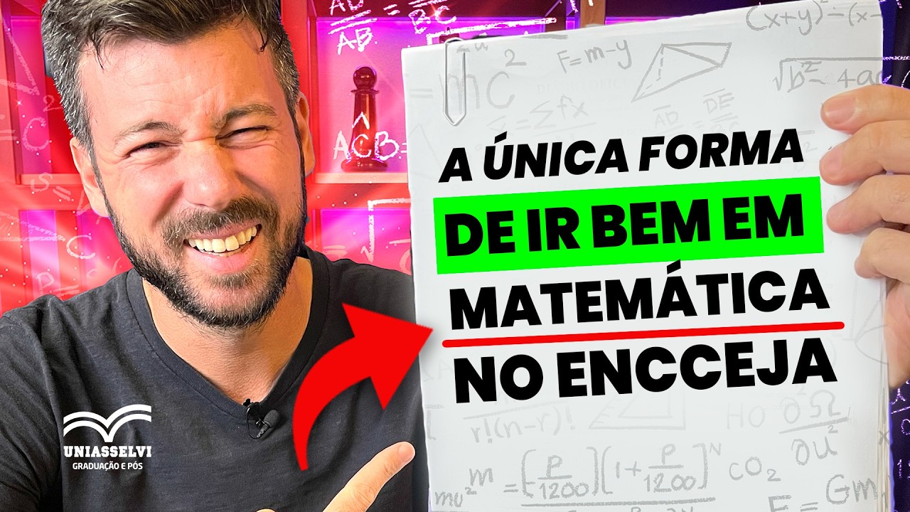 A única forma de ir bem em Matemática no ENCCEJA