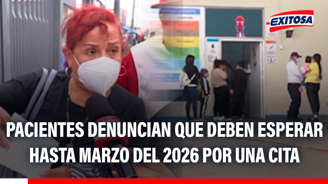 🔴🔵 Pacientes del Hospital Negreiros denuncian que deben esperar hasta marzo del 2026 por una cita