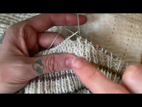 Left Leaning Decrease In Half Fishermen%e2%80%99s Rib Tutorial