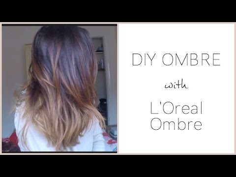 DIY Ombre - Dark Brown Hair - L'Oreal Preference Review