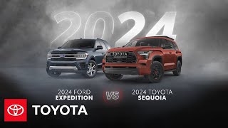 Toyota 2024 Toyota Sequoia vs 2024 Ford Expedition