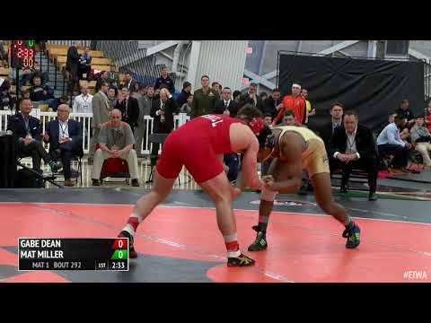 Ridiculous Horsepower: Gabe Dean Pins In EIWA Finals With A Double Leg
