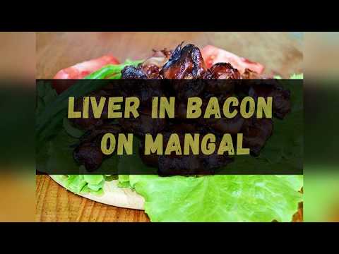 Liver In Bacon On Mangal / Book of recipes / Bon Appetit