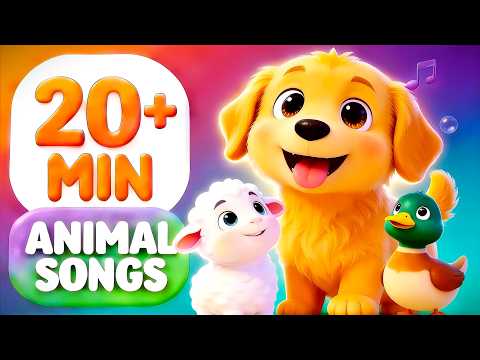 Old MacDonald & More Animal Songs 🐶 | 20+ Minute Nursery Rhymes for Kids