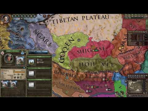 Let's play CK2 Jade Dragon with CK2+ mod / Lhaze (Tibet) - part 91