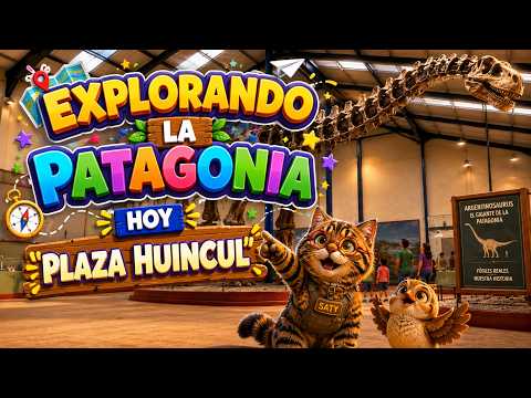 Saty y Pancho explorando la Patagonia. hoy... "Plaza Huincul"
