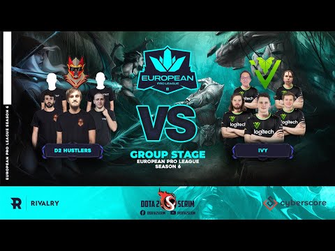 D2 Hustlers vs IVY - European Pro League Season 6 - Group Stage - Game Highlights - BO3