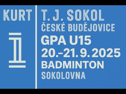 KURT 1 | GPA U15 České Budějovice | sobota 20.9.2025