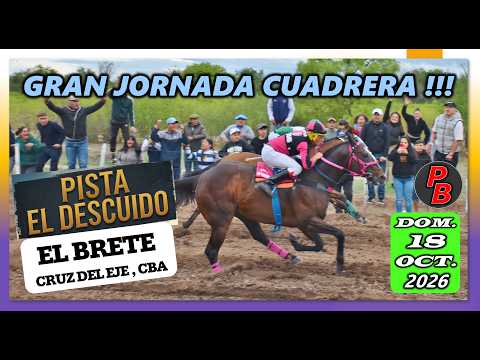 CARRERAS PISTA EL DESCUIDO - EL BRETE, CRUZ DEL EJE (18-10-2026)