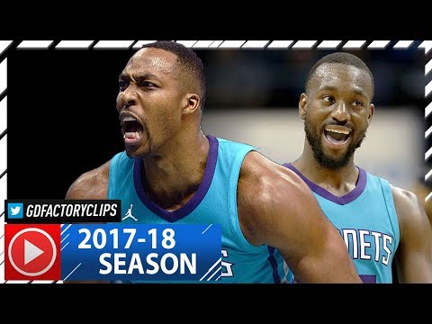 Kemba Walker & Dwight Howard Full Highlights vs Hawks (2017.10.20) - 46 Pts Total, CLUTCH!