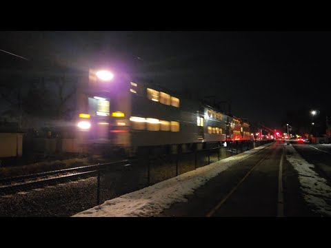South Shore Monon Corridor Test Trains In Munster and Hammond Indiana