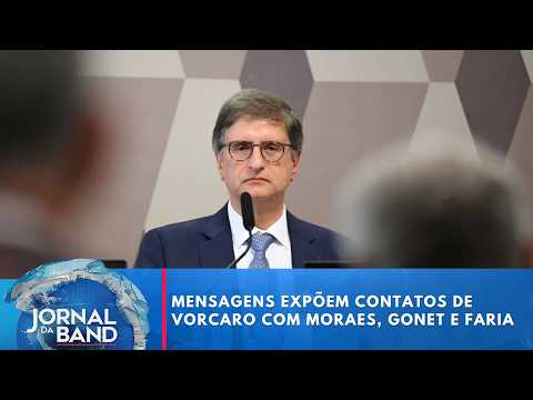 PF revela mensagens de Vorcaro com Fábio Faria e Paulo Gonet | Jornal da Band