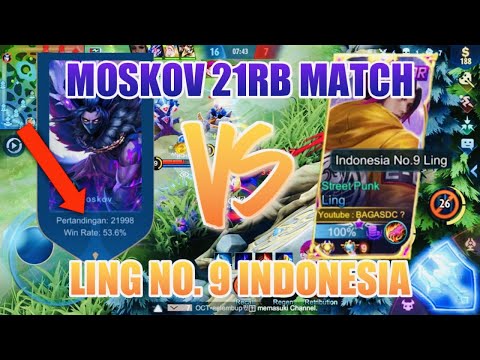 TOP GLOBAL 1 MOSKOV NAHUM 20.000 MATCH VS LING NO 1 INDONESIA?