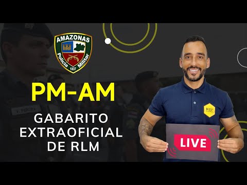 PM/AM - Gabarito extraoficial de Raciocínio Lógico Matemático