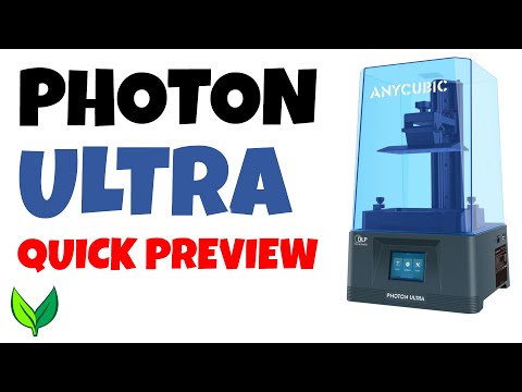 NEW Anycubic Photon ULTRA 3D resin printer quick preview by VOGMAN