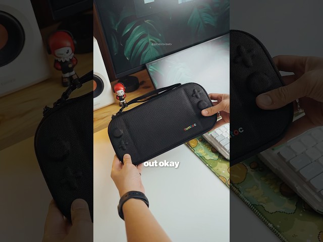 Vídeo relacionado con tomtoc Funda para Nintendo Switch 2 (2025), Estuche Delgado Case con 12 Cartuchos de Juego, Bolsa Viaje Transporte Portátil rígido para Consola con Patente Original y protección de Grado Militar