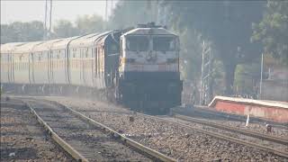 preview picture of video '[3 in 1] Speeding Double Decker, Garib Rath and Superfast train through Inchhapuri !!!'
