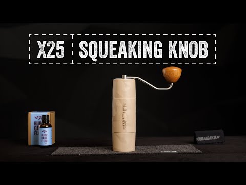 Comandante X25 Trailmaster - Squeaking Knob? Easy fix!