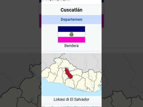 Bendera Departemen El Salvador Ke-4=Cuscatlan #elsalvador