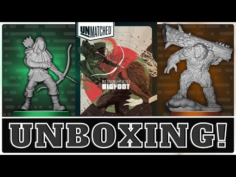 Unmatched: Robin Hood vs. Bigfoot - Unboxing!