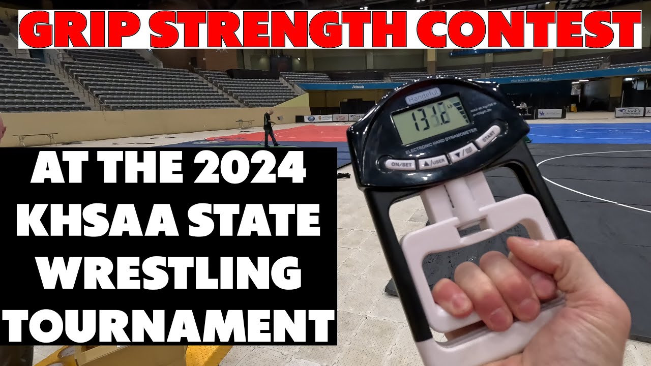 Grip Strength contest at the 2024 Kentucky State Wrestling Tournament