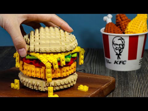 Best of LEGO COOKING: Lego Food In Real Life Compilation - Stop Motion Cooking ASMR