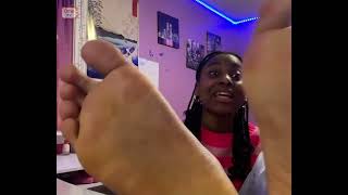 Archived FOOTage: Unknown Beautiful Huge Ebony Soles 