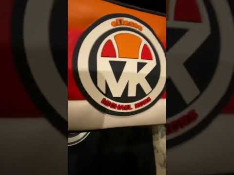 MK X Ellesse Slater Medium Color-Blocked Quilted Messenger Bag,Ribbed Merino Wool Beanie,Merino W...