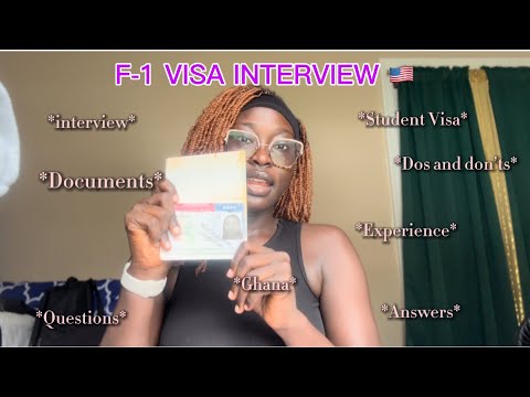 MY F-1 VISA INTERVIEW EXPERIENCE IN GHANA🇬🇭|USA🇺🇸