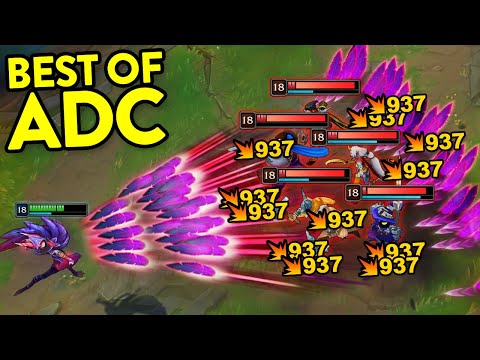 BEST ADC MOMENTS #4 (Insane Vayne 1v4, High APM Twitch, Perfect Kiting...)