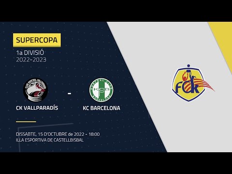 Final Supercopa 1a Divisió 2022-23 de Korfbal: CK Vallparadís - KC Barcelona (15/octubre/2022)