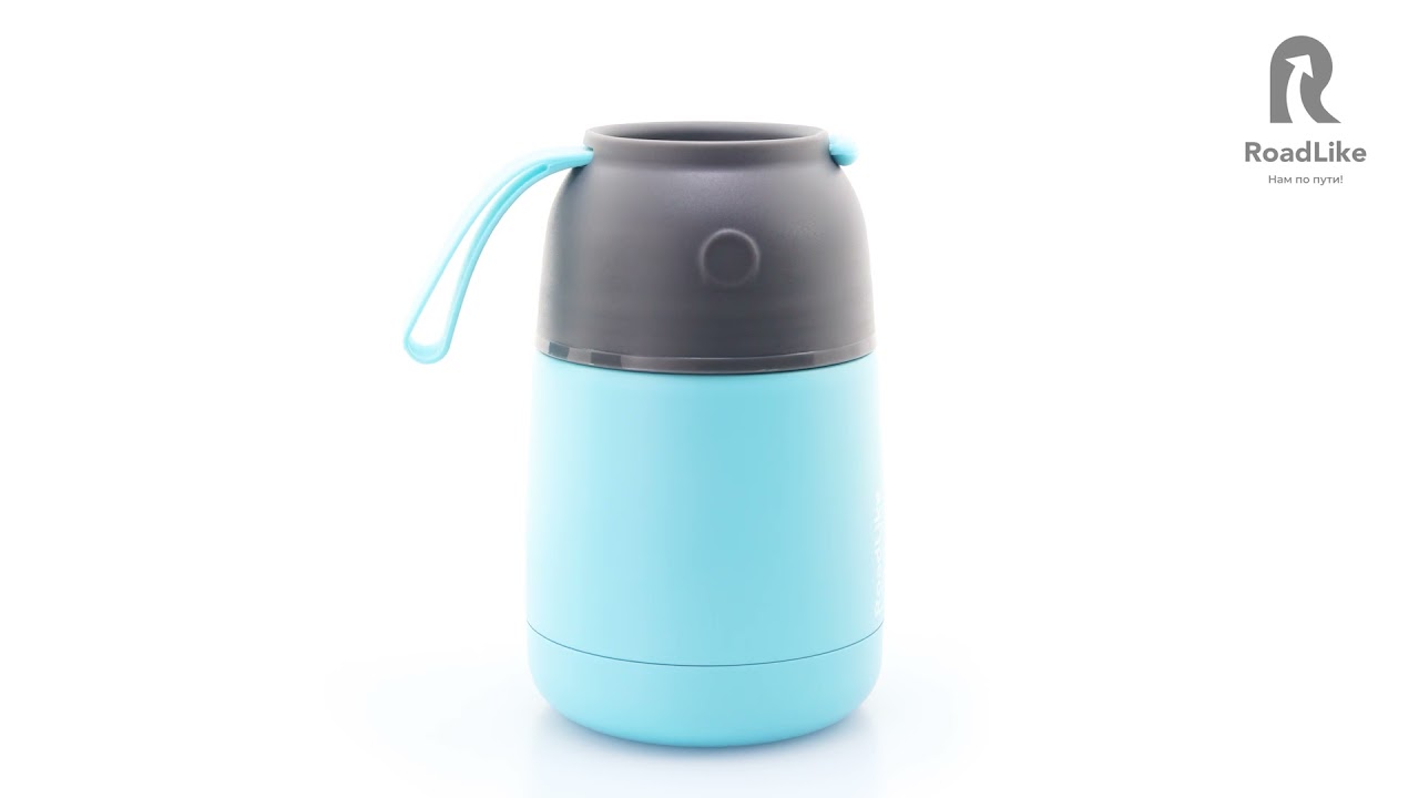 Термос для еды RoadLike Jar 420мл, зеленый