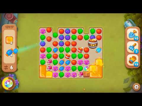 Gardenscapes level 13417 Gameplay #Bubunka