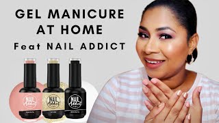 Gel Manicure At Home on Natural Nails |Nail Addict |Sheri Approved