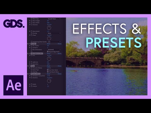 Effects Presets in After Effects Ep18 48 Adobe After Effects for Beginners