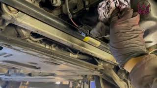 audi a4 auto petrol 2011 oil level sensor removal replacement