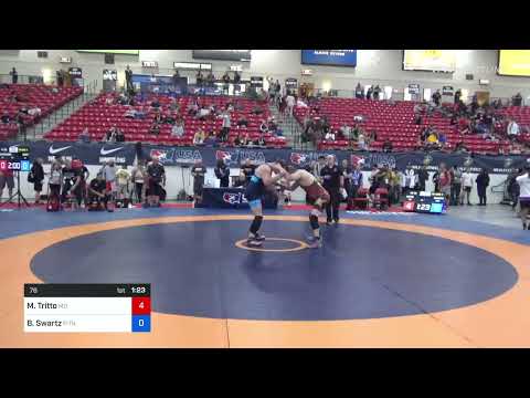 78 Lbs Rr Rnd 3 - Michael Tritto, Maryland Vs Brad Swartz, Fitness Quest Wrestling Club D359