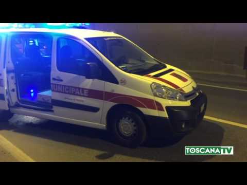 2017-05-22 PRATO - INCIDENTE GALLERIA MADONNA TOSSE, INVESTITO CICLISTA