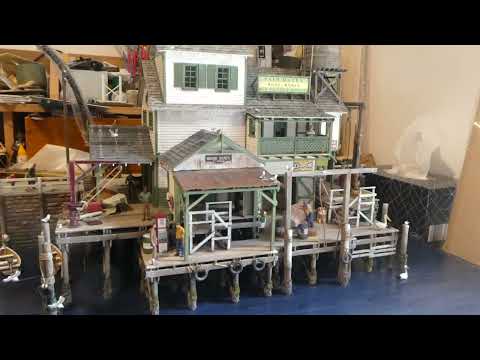 Model of O scale Maine boat works