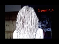 My 1 Year Natural Free Form Dreadlock Timeline