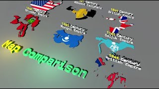 Download the video "The strongest Countries in Each Century l 3D Map Comparison"
