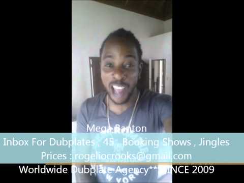 Mega Banton - Video Jingle For Selecta Natty Crooks @ Worldwide Dubplate Agency @ 5 year ina works