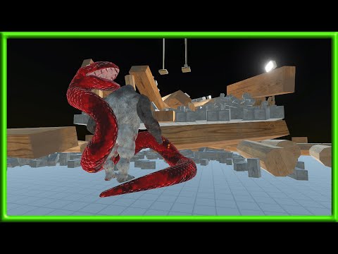 Goro the giant vs Every Unit on Collapsing Sky Temple - Animal Revolt Battle Simulator