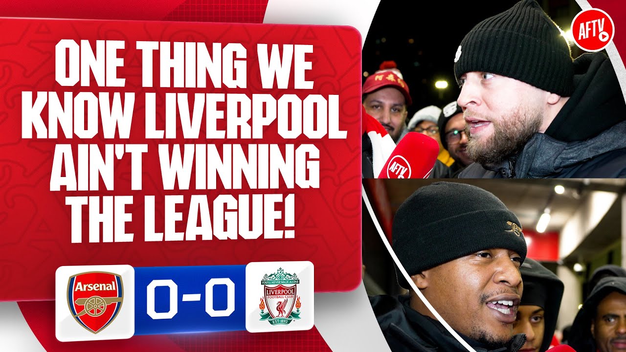 One Thing We Know Liverpool Ain't Winning The League! @goonerztherapy  | Arsenal 0-0 Liverpool