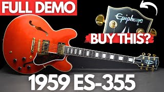 Video thumbnail for Epiphone 1959 ES-355 FULL DEMO by Play and Trade Guitars