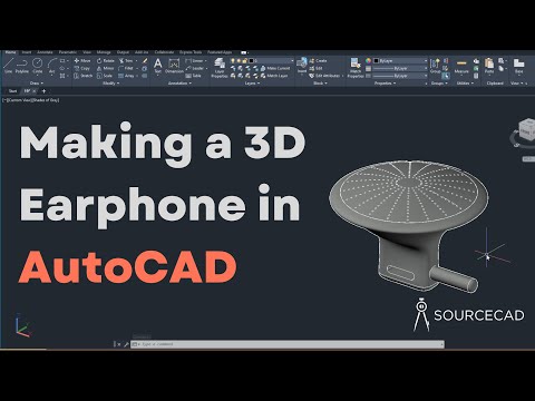 Make objects and 3D print them using AutoCAD
