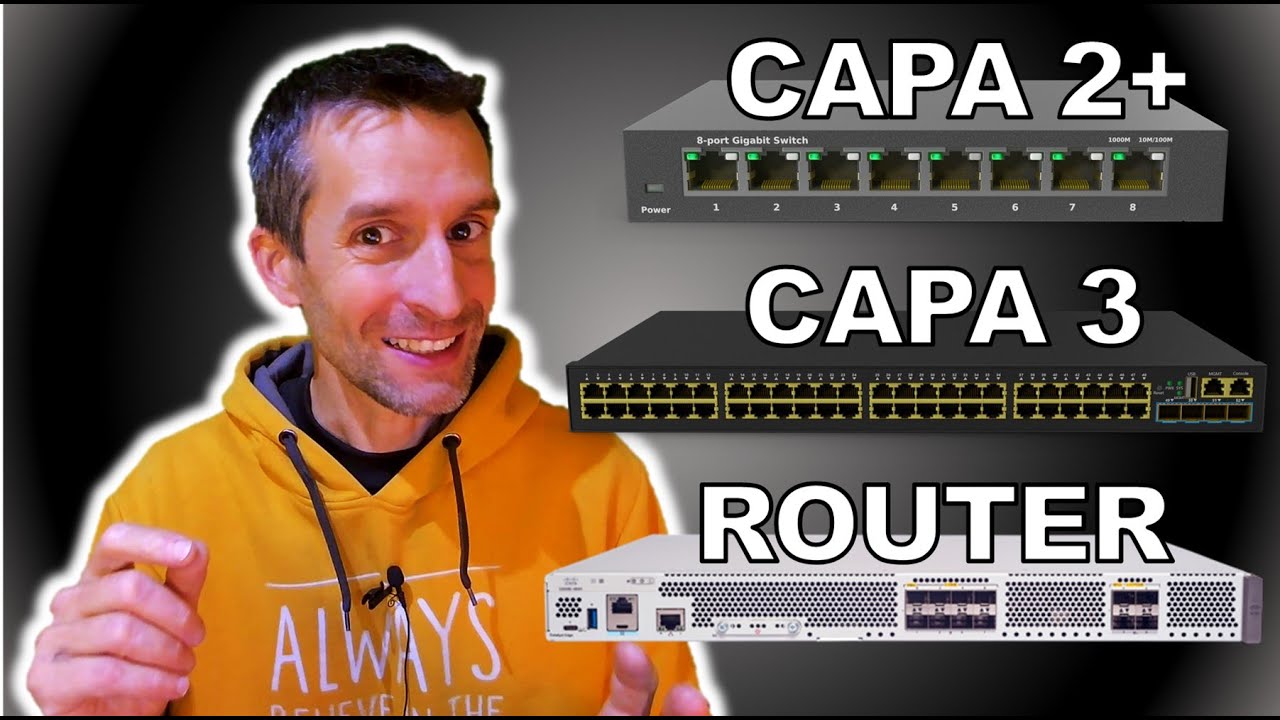 Diferencias entre un Switch de Capa 2, un Switch de Capa 3 y un Router