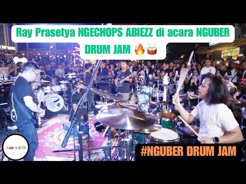Ray Prasetya NGECHOPS ABIEZ di acara NGUBER DRUM JAM