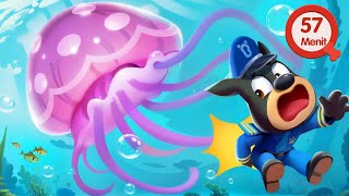 Download lagu Hati-hati dengan Ubur🪼 | Keamanan Luar Ruangan | Kepala Polisi Labrador| BabyBus Bahasa Indonesia mp3