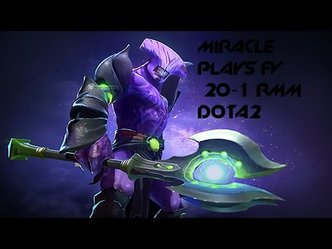 DOTA 2:-MIRACLE- PLAYS FACELESS VOID RANKED MATCH GAMEPLAY
